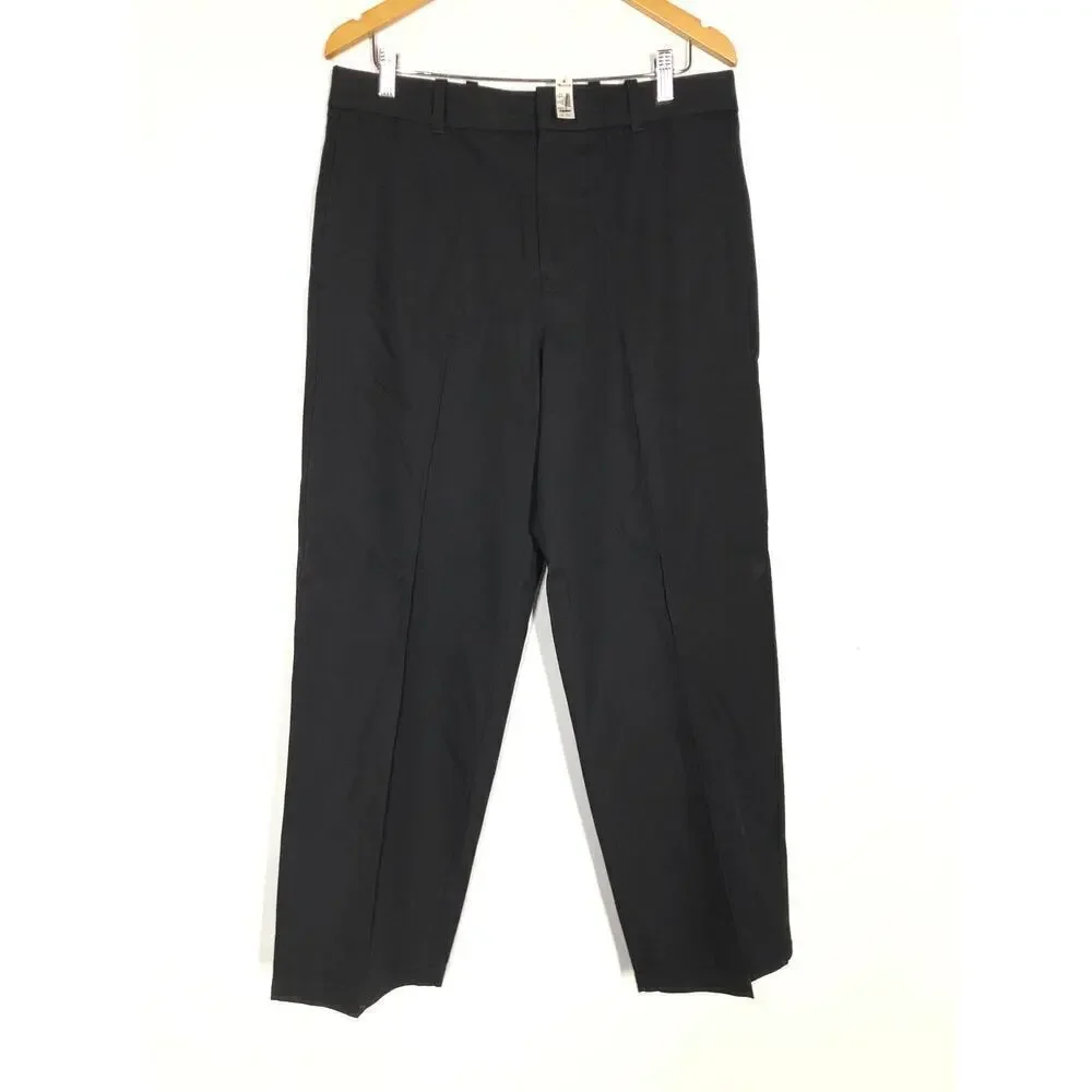 Madewell Cotton-Wool Blend Trousers Dress Pants True Black NWT Mens W 32 L 30
